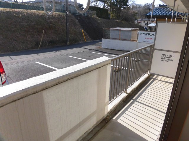 わかなマンションのバルコニー
