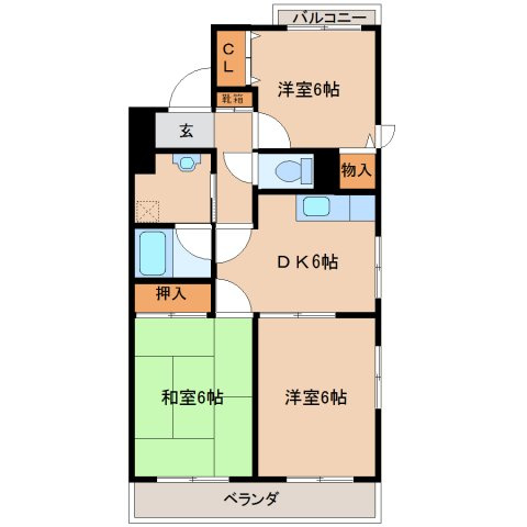 わかなマンションの間取り