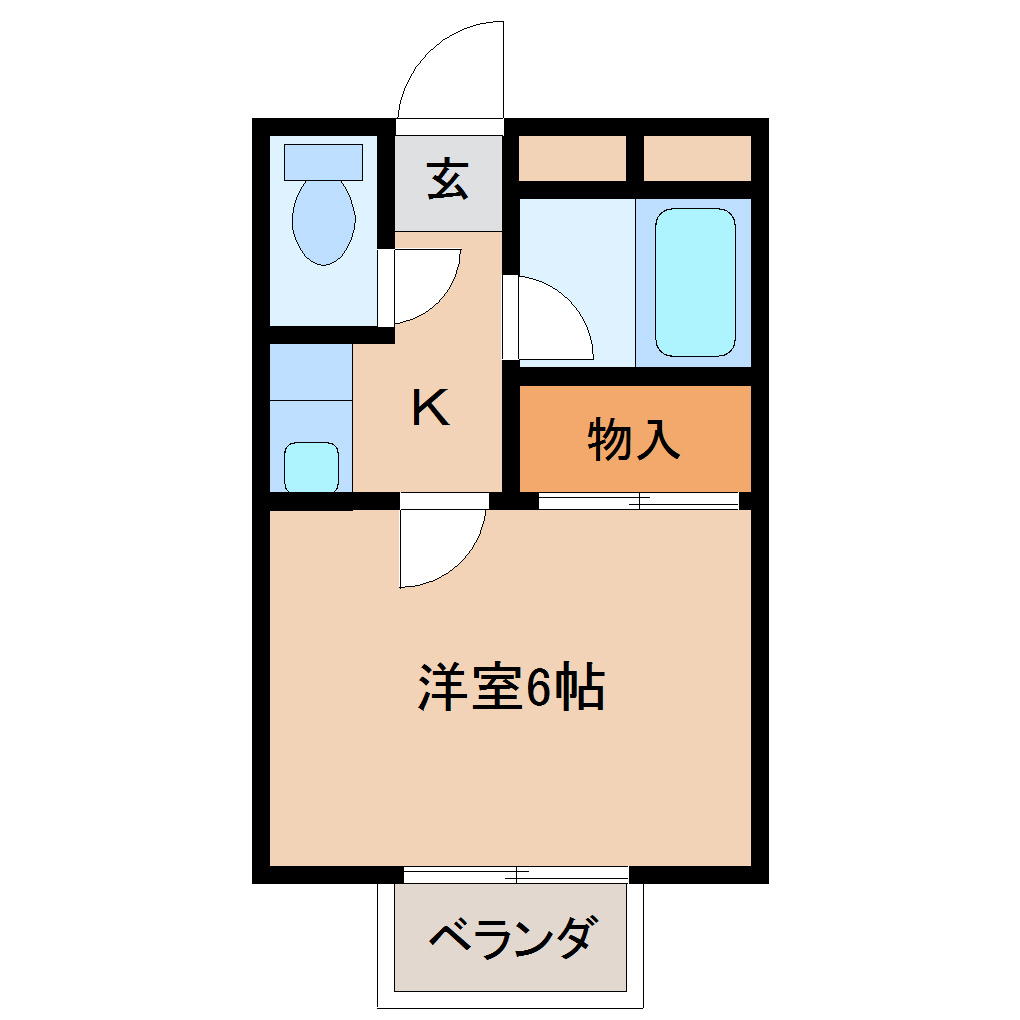 アリス桐生第３の間取り