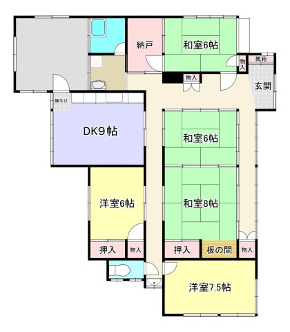今泉住宅の間取り