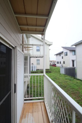 【バルコニー】 | パークサイドヴィラB | 南面⇔日当たり良好！