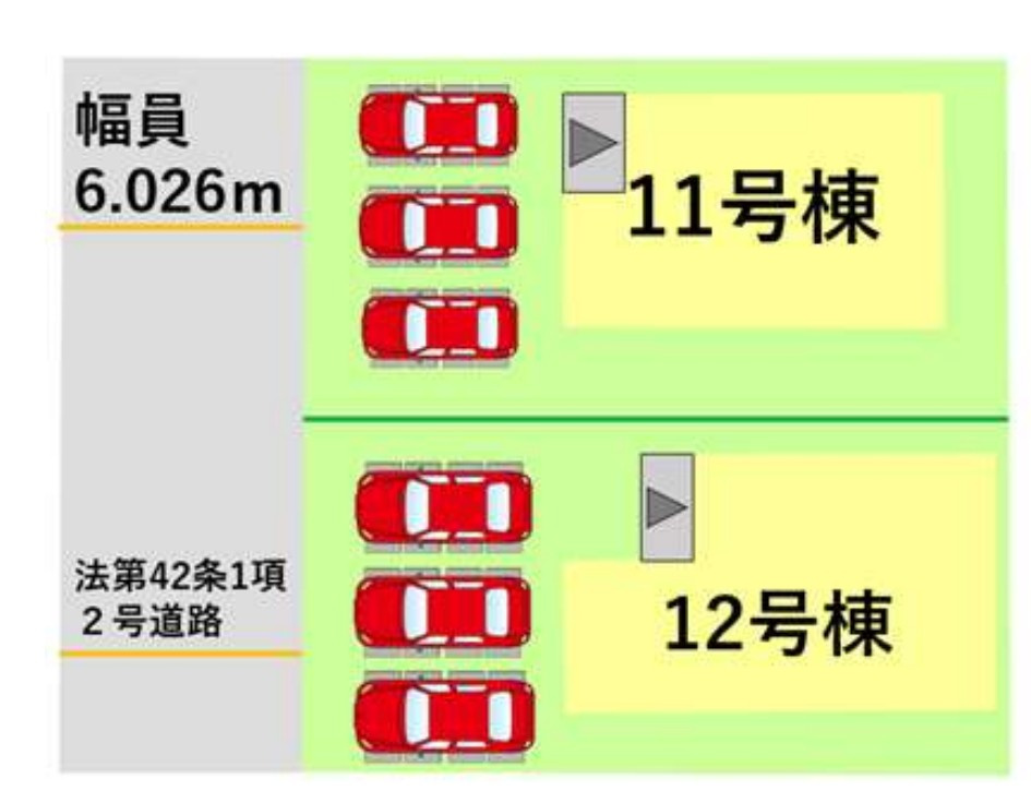 仲介手〇料不要　よかタウンBloom菊陽町大字久保田5期【菊陽中部小・菊陽中】の区画図