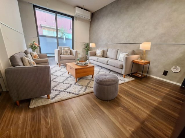 （仮称）浦和区東仲町メゾンの居間・リビング|CG家具のため実際は家具が付きません