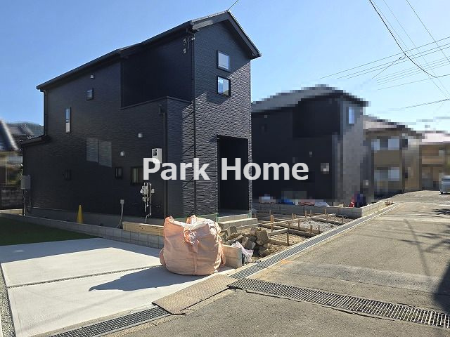 高知市介良乙-9期4棟3号棟- 新築戸建ての外観|3号棟　2025.10月：建築中