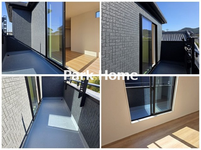 高知市介良乙-9期4棟2号棟- 新築戸建ての前面道路含む現地写真