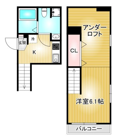 Grandole志賀本通Ⅱ|名古屋市の賃貸ならMy賃貸の間取り|Grandole志賀本通Ⅱ
