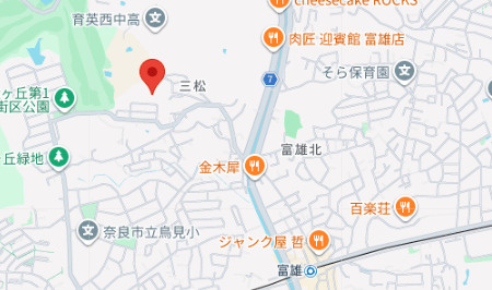 キーファーヴィラの地図