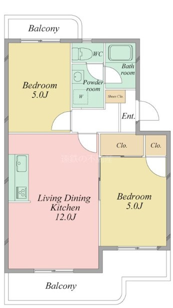 アズニューリノの間取り