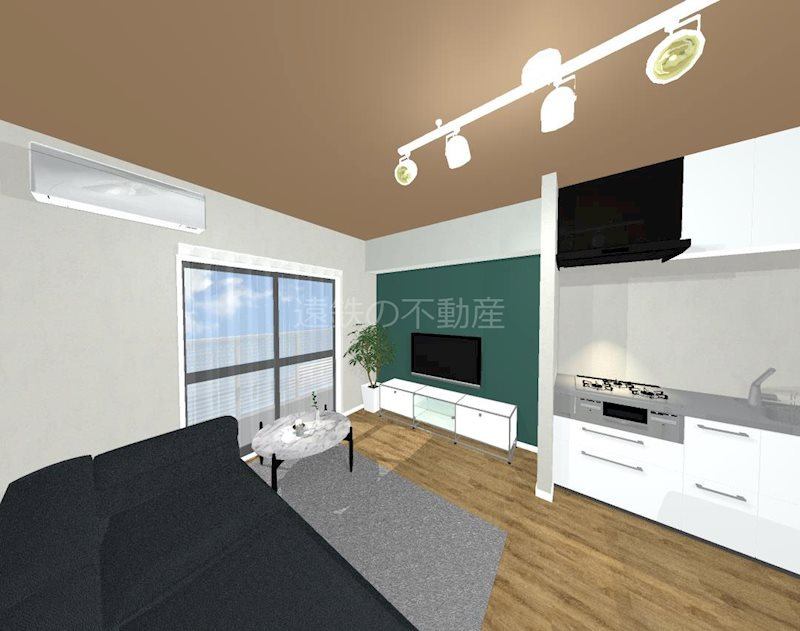 アズニューリノの居間・リビング|ゆったり過ごせるリビングです