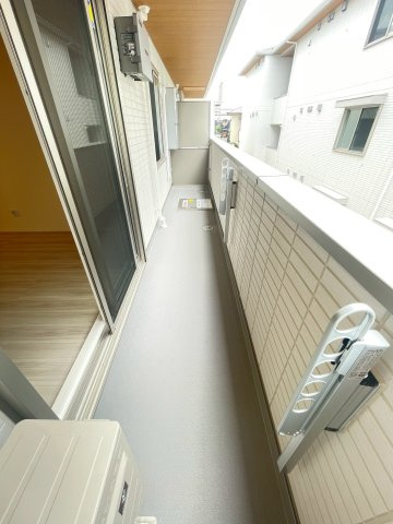 D-residence下田部A棟のバルコニー