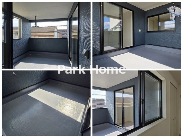 南国市大そね甲  第1-１号棟 新築戸建てのバルコニー