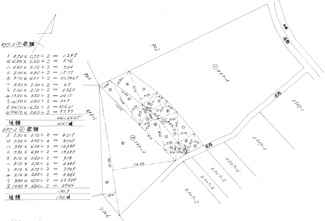 【土地図】 | 東須恵字梅田（山林・宅地）約156坪 | 地番897-1,897-3の計2筆が売買対象地です。
