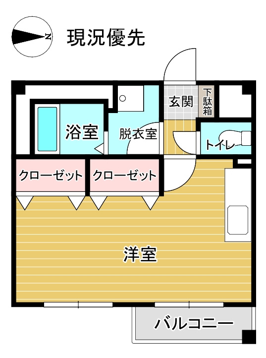 DiaMOOR旅篭町の間取り