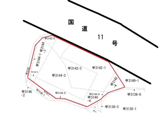 【土地図】 | 売地　平井町