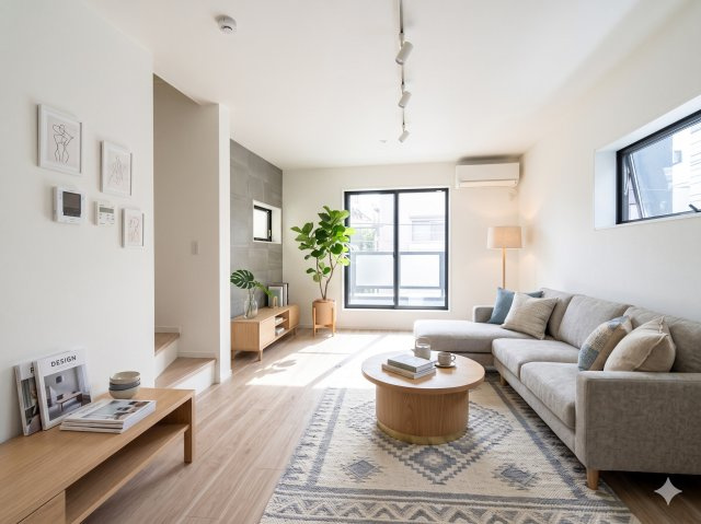 江東区大島１丁目建築条件付売地の前面道路含む現地写真