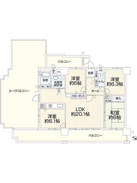 【間取り】 | エバーライフ春日公園☆仲介手数料無料☆