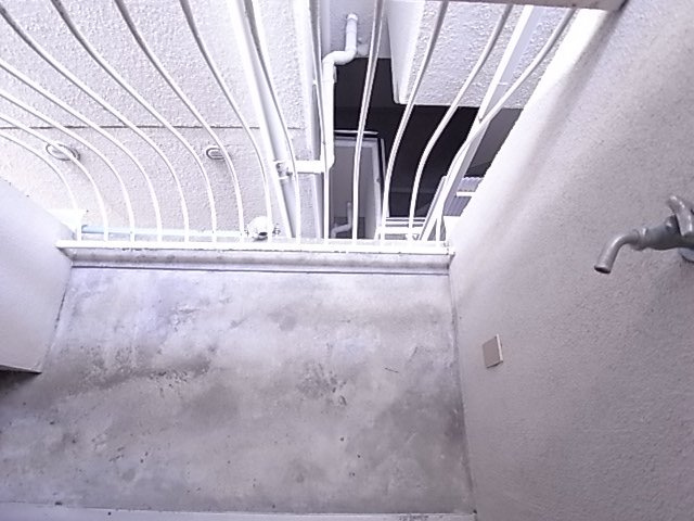 六甲林ハイツのバルコニー