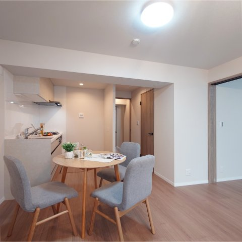 富岡シーサイドコーポＭ棟のキッチン