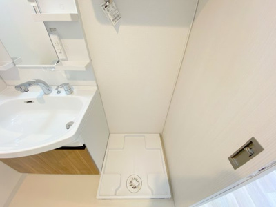 【設備】 | La CASA 石ケ辻 | 洗濯機置き場です。