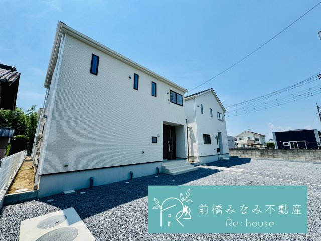 前橋市女屋町第1　２号棟(全４棟)　クレイドルガーデン　新築建売分譲の外観|おしゃれな外観です