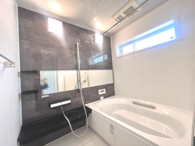 福島県郡山市田村町東山　中古戸建ての浴室|シンプルで上質な、落ち着きある浴室♪