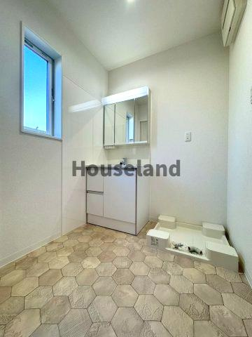 It's新在家の洗面所