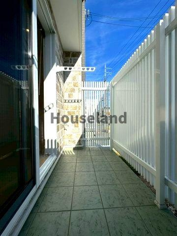 It's新在家のバルコニー