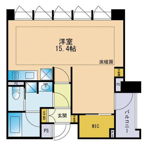 THE APARTMENT HAKATAの間取り