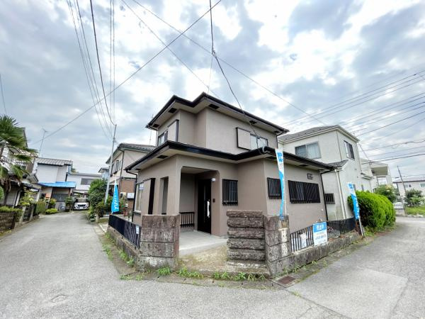 宇都宮市西川田本町４丁目　３ＬＤＫ　中古住宅の前面道路含む現地写真