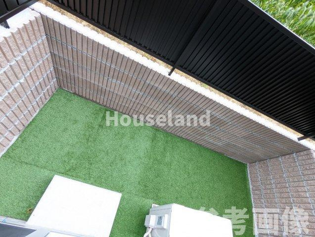 岩出市曽屋のアパートのバルコニー