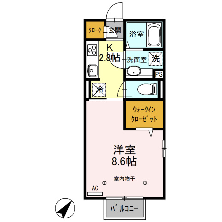 ガーデニアの間取り