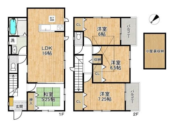 桜井市粟殿　一戸建