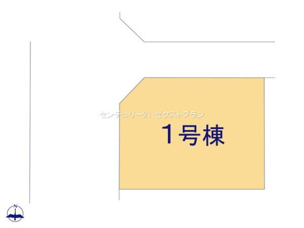 前橋市南町4期1棟 1号棟の区画図|区画図
