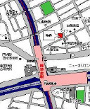 ポートヴィラ靭公園の地図