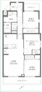 【間取り】 | 【ライオンズマンション元八事】✨️仲介手数料無料✨️八事東小学校・御幸山中学校
