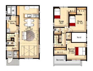 【間取り】 | REXCRAS　西尾市熊味町第1-1号棟