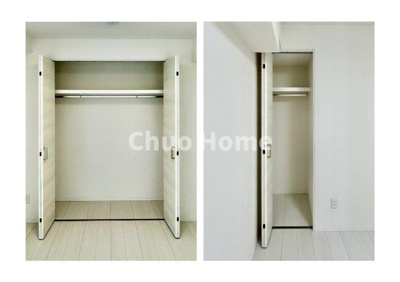 【収納】 | メイゾン向島 | 居室にはクローゼットを完備し、自由度の高い家具の配置が叶うシンプルな空間です。お子様の成長と必要になる子供部屋を与えるにはぴったりの間取りですね。