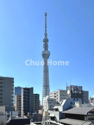 【展望】 | メイゾン向島 | 手を伸ばせば、ふれることが出来そうな環境が、そのままインテリアになったような印象です。その豊かな眺望にふさわしい空間には、通風・採光にも優れ、心地よい光と風があふれています