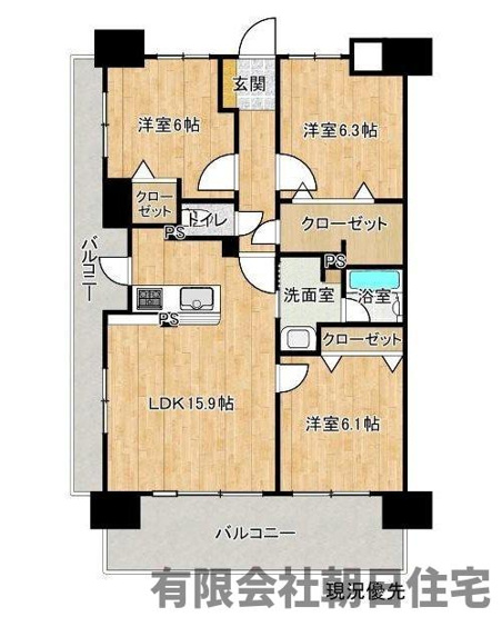 【間取り】 | アルファステイツ城西砂子12F