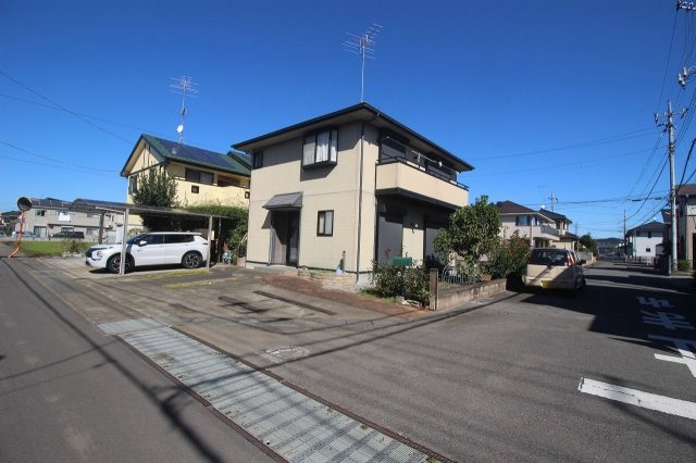 小山市小山の前面道路含む現地写真|西側・南側道路