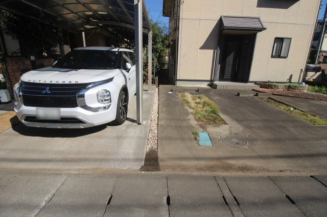 小山市小山の外観|北側との境界部分