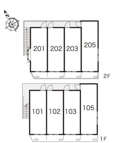 レオパレスＭＡＫＩの区画図