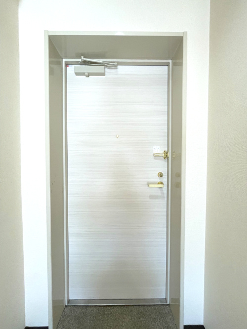 アルファ西古松の玄関|玄関ドアです。