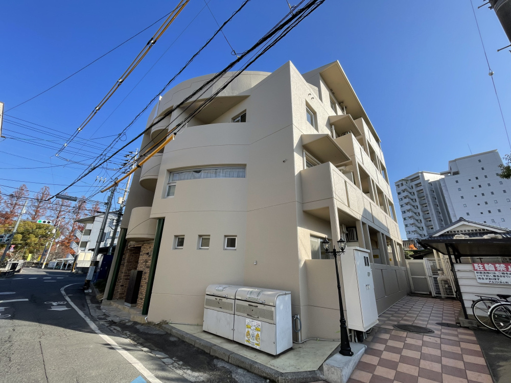 アルファ清心町の外観|清心町エリアのワンルームマンションです。