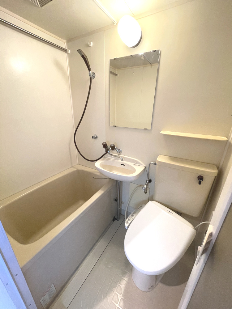 アルファ清心町の浴室|ユニットバスです。