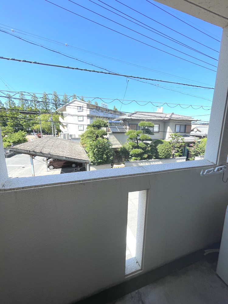 アルファ清心町の展望|バルコニーからの眺望です。