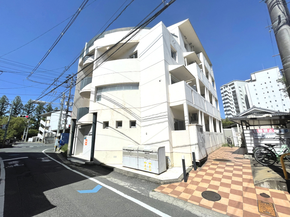 アルファ清心町の外観|清心町エリアのワンルームマンションです。