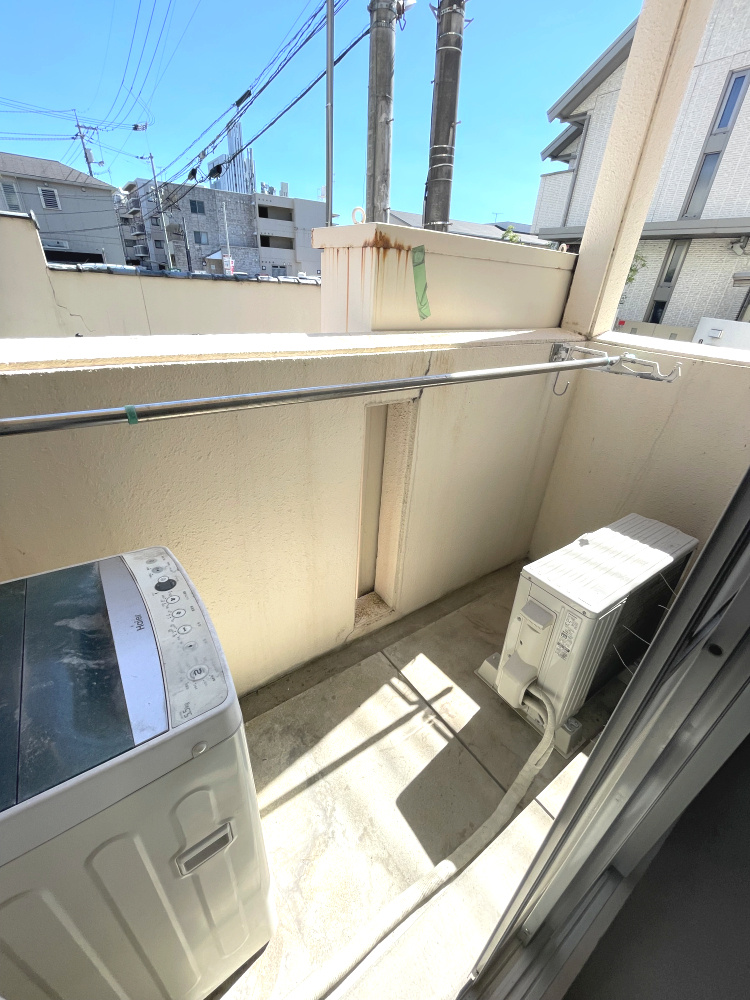 アルファ清心町のバルコニー|日当り良好なバルコニーです。