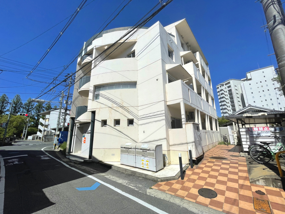 アルファ清心町の外観|清心町エリアのワンルームマンションです。