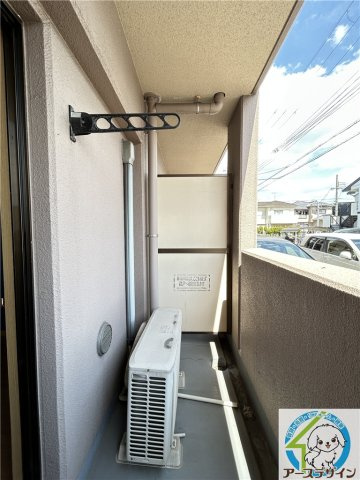 ソレイユS.T.Ⅰのバルコニー|広々としたバルコニーです